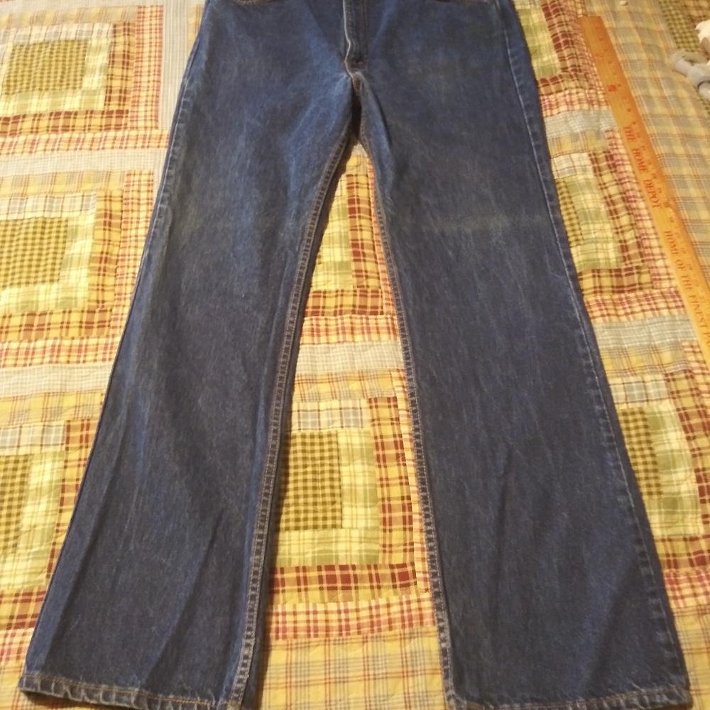 Vintage 517 Levi's Orange Tab/Stitch 38x34 (36X33) - Picture 4 of 8